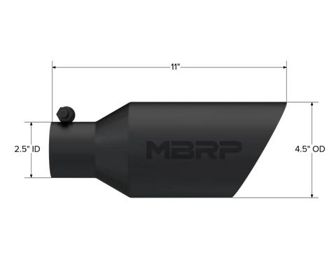 MBRP Exhaust T5161BLK - Tail Pipe Tip