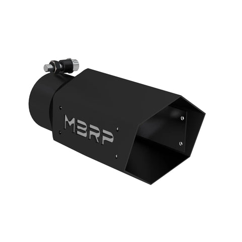 MBRP Exhaust T5169BLK - 3 Inlet 4 Outside Diameter 10 Assembled Length.