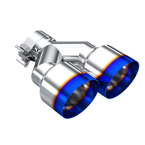 MBRP Exhaust T5178BE - 2.5 Inlet Tip. T304 Stainless Steel, Burnt End.