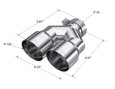 MBRP Exhaust T5182 - T304 Stainless Steel.