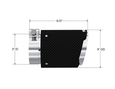 MBRP Exhaust T5188CF - Carbon Fiber and T304 Stainless Steel.