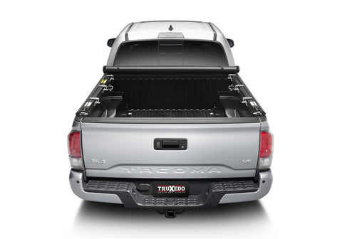 Truxedo 257101 - Tonneau Cover TruXport Soft Roll-Up Hook And Loop Lockable Using Tailgate Handle Lock Black Vinyl