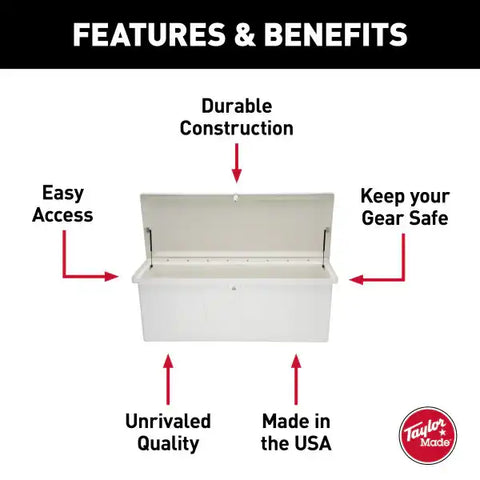 Taylor Made 83554 STOW 'N GO DOCK BOX 27' X 72' X 26'