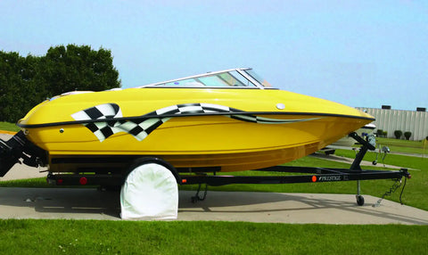 Covercraft ST7001WH Snap Ring Tire Saver for any stored vehicle - SM