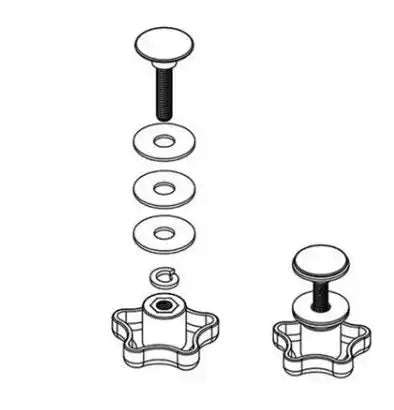 Bak Industries PARTS-254A0001 Tonneau Cover Adjusting Knob For BAKFlip Models
