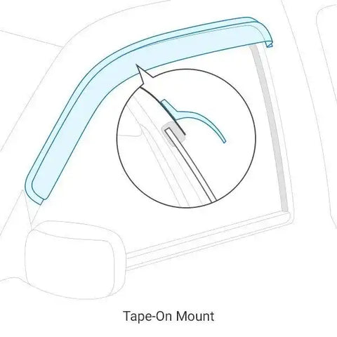 TrailFX 4040H - Tape-On Smoke Acrylic Set of 4