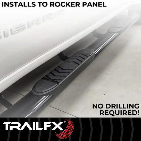 TrailFX A7048B - With Bed Step 5 Inch 2015-2025 Chevy/GMC Colorado/Canyon Crew Cab