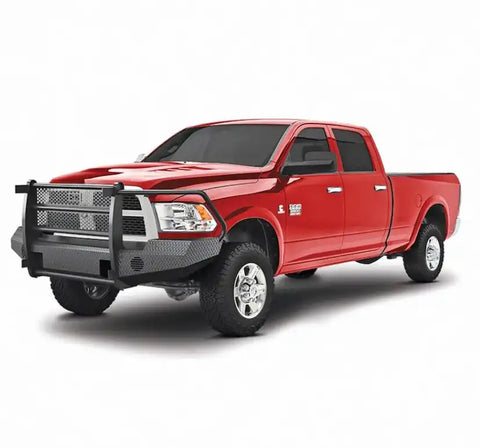 TrailFX FX3008 - 1 Pc Direct Fit Use Orig Mount Hardware W/Grille Grd and Grille Mesh Black Steel