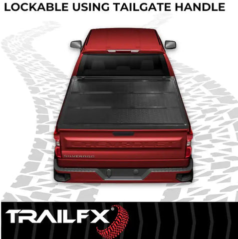 TrailFX TFX5531 Tonneau Cover TFX Flush Tri-Fold TFX5531 STANDARD HTF TACOMA 6'