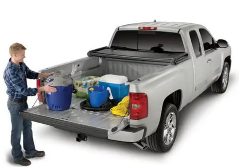 TrailFX TFX3320 - TFX Soft Tri-Fold Tonneau Covers 2021-2024 Ford F-150 6.5 Ft. (78.9 In.)