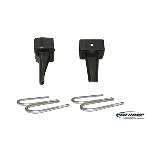 Pro Comp Suspension 58554 5.5 Inch Rear Lift Block With U-Bolt Kit