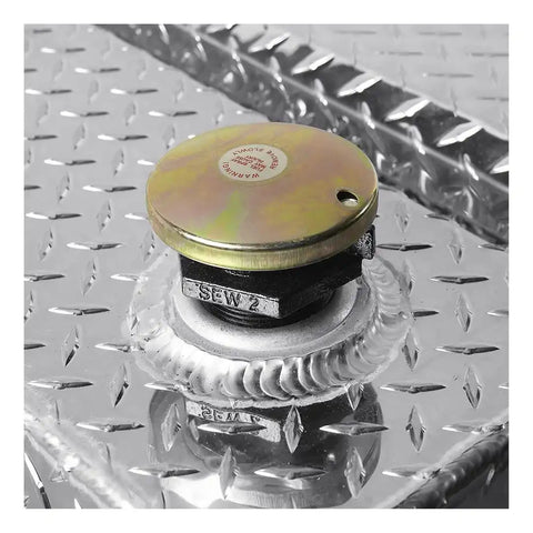 UWS TT-100-COMBO - 100-Gallon Combo Bright Aluminum Transfer Tank 31-1/4 Inch Length x 60-1/4 Inch Width x 24-1/2 Inch Height