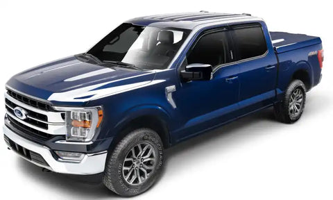 Auto Ventshade (AVS) 894044 - Ventvisor Deflector Smoke Low Profile Outside Mount 4 pc.