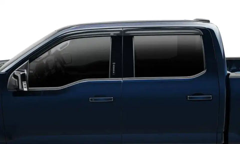 Auto Ventshade (AVS) 894044 - Ventvisor Deflector Smoke Low Profile Outside Mount 4 pc.