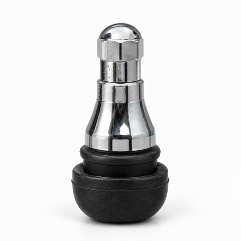 TR412 VALVE STEM SNAP IN SHORT - CHROME