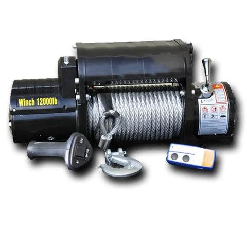 DV8 Offroad WB12SC 12,000 lbs. Winch with Steel Cable