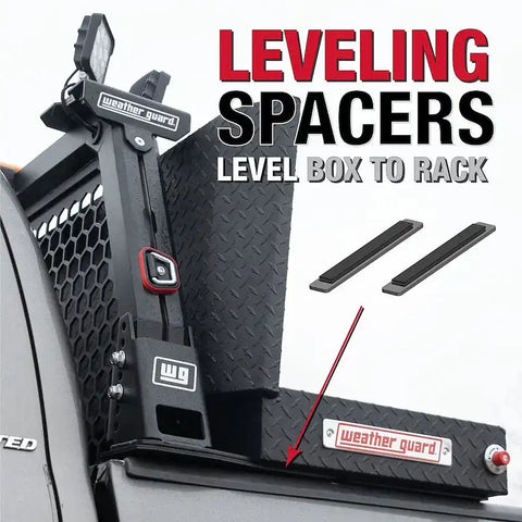 WEATHERGUARD 11908-52-01 HALF BAR ALUMINUM HEADACHE RACK