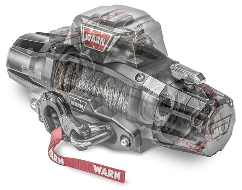 Warn 110140 ZEON XP 14-S WITH 80? OF 3/8? SPYDURA PRO SYNTHETIC ROPE
