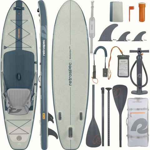 Weekender Plus 2 Inflatable Stand Up Paddle Board River Rock