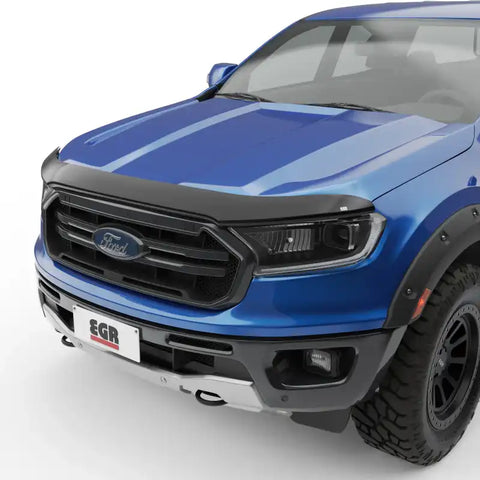 EGR 303551 -2019+ Ford Ranger XL/XLT Superguard Hood Guard - Dark Smoke