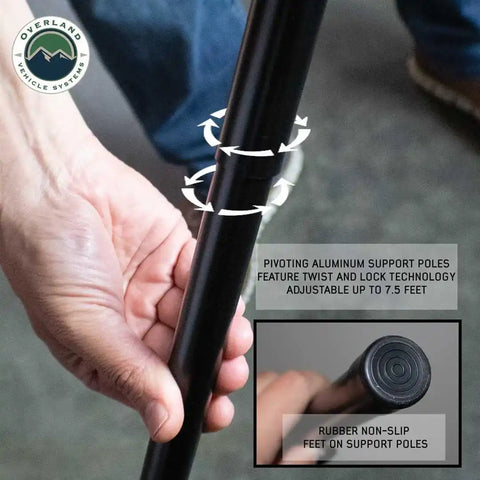 OVERLAND VCL 19619917 NOMADIC 180 LTE AWNING BRACKETS W