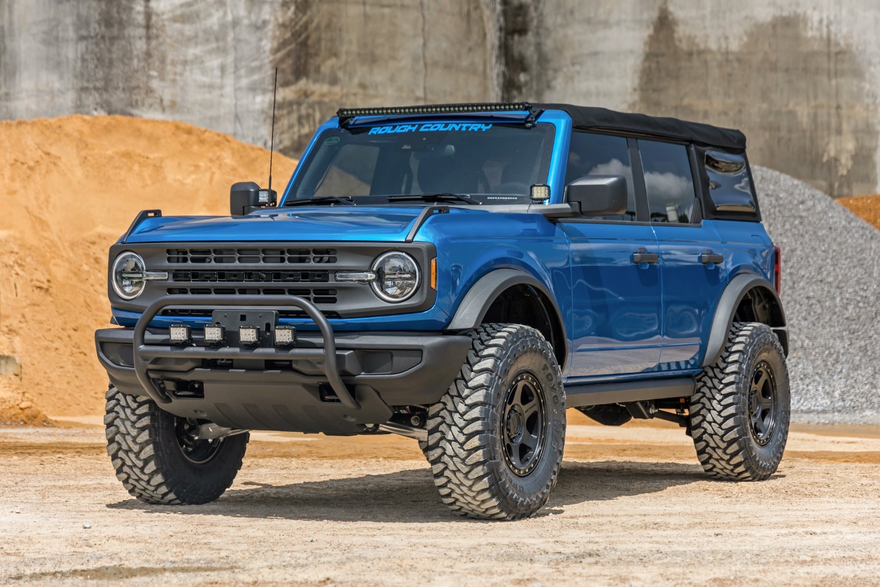 Nudge Bar | 4 Inch Round Led (x4) | Ford Bronco 4WD (2021-2026)
