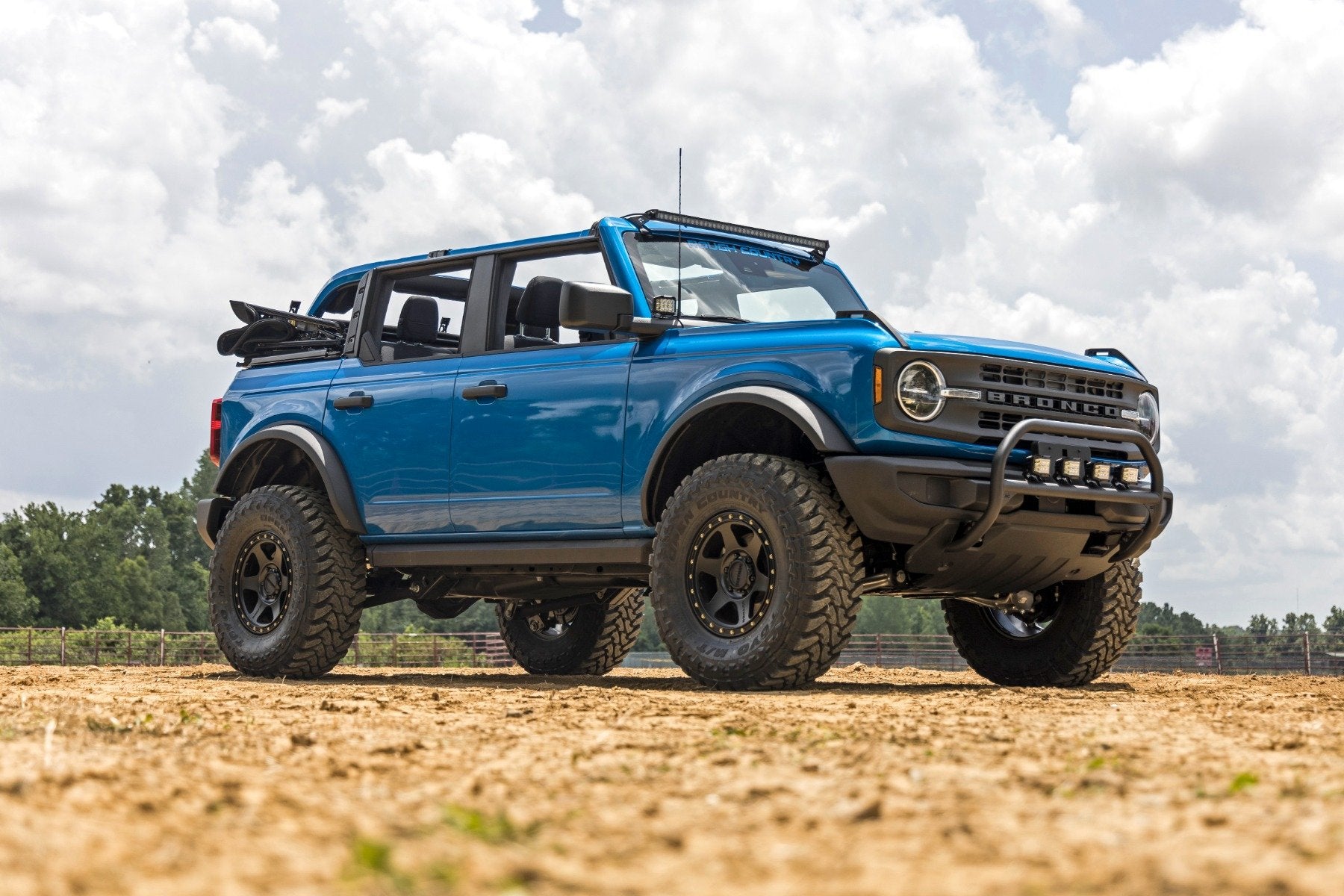 Nudge Bar | 4 Inch Round Led (x4) | Ford Bronco 4WD (2021-2026)