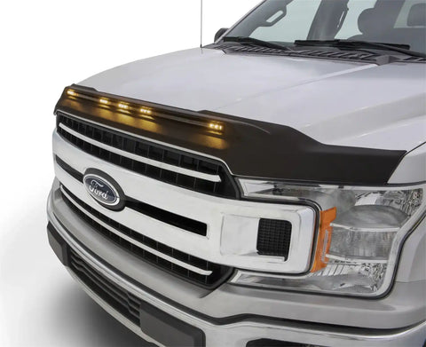 Auto Ventshade (AVS) 753096 - Aeroskin LightShield Hood Protector Black