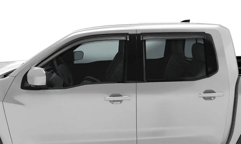 Auto Ventshade (AVS) 94788 - Ventvisor Deflector Smoke Outside Mount 4 pc. 2022-2024 Nissan Frontier