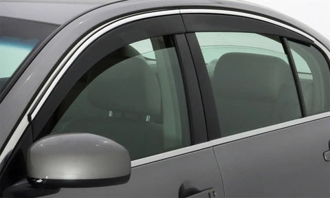 Auto Ventshade (AVS) 794028 - Ventvisor Deflector Smoke w/Chrome Trim Low Profile 4 pc.