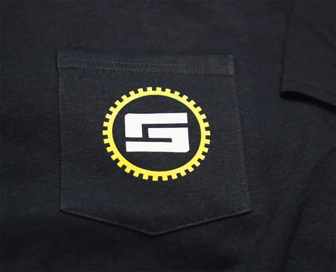 Superlift PC55PXL Jet Black XL T- Pocket Style Front with Emblem and logo Back