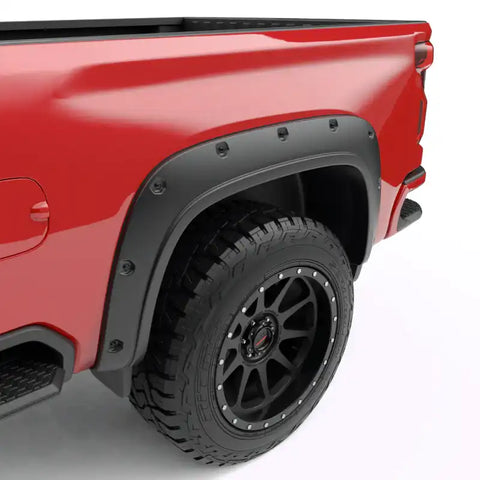 EGR 791885 -20-23 Chevrolet Silverado 2500Hd Traditional Bolt On Look Fender Flares w/Black-Out Bolt Kit Set
