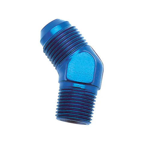 -6ANX1/4NPTF BLK 45  FL TO PIPE ELB