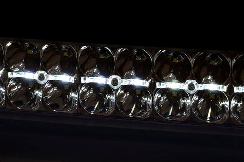 50 Inch Chrome Series LED Light Bar | Curved | Dual Row | Cool White DRL