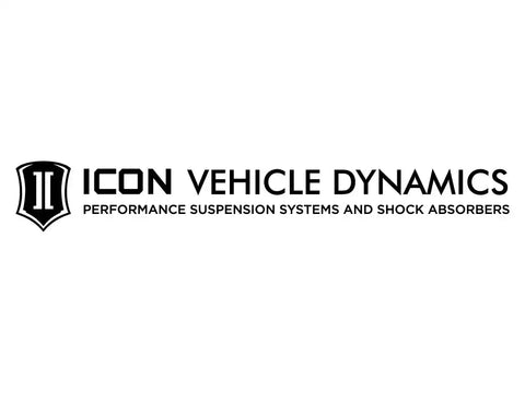 ICON Vehicle Dynamics FRDK_STICKER-TAGLINE 25 IN B 25 IN WIDE ICON TAGLINE BLACK