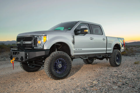 Raptor Series RTW211DG Magnum RT - Wheel To Drop Steps Black Textured Alloy Steel 10-15 Dodge Ram 2500/3500 Crew Cab 8ft Bed