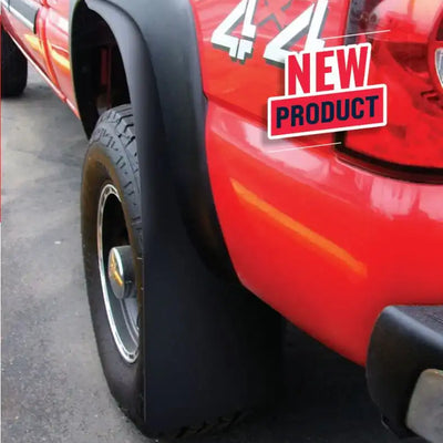 12x48 Fender Flair Long-John Style Mud Flaps Diamond Plate On one Side Smooth On the Other Side