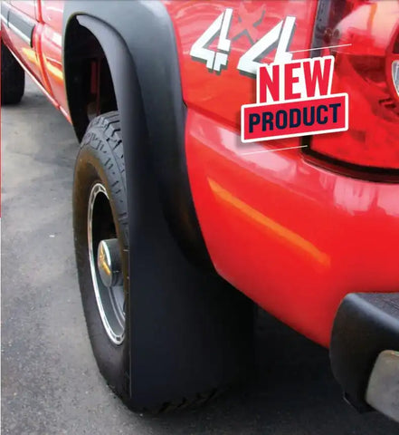 15 X 36 Fender Flair Long-John Style Mud Flaps Diamond Plate On one Side Smooth On the Other Side