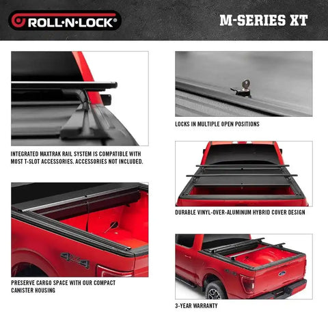 Roll N Lock 496M-XT Roll-N-Lock M-Series XT Hard Up Jeep Gladiator JT