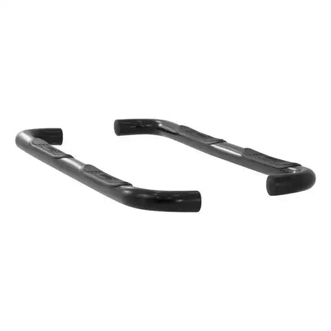 ARIES 204076 - 3-Inch Round Black Steel Nerf Bars, No-Drill, Fits Select Hummer H3