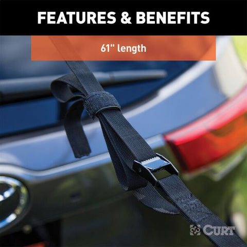 CURT 18050 61-Inch Bike Rack Support Strap For Use With Any Curt Hitch Mounted Bike Rack