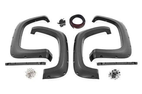 Rough Country F-C12011A-GAZ - Pocket Fender Flares Traditional Summit White