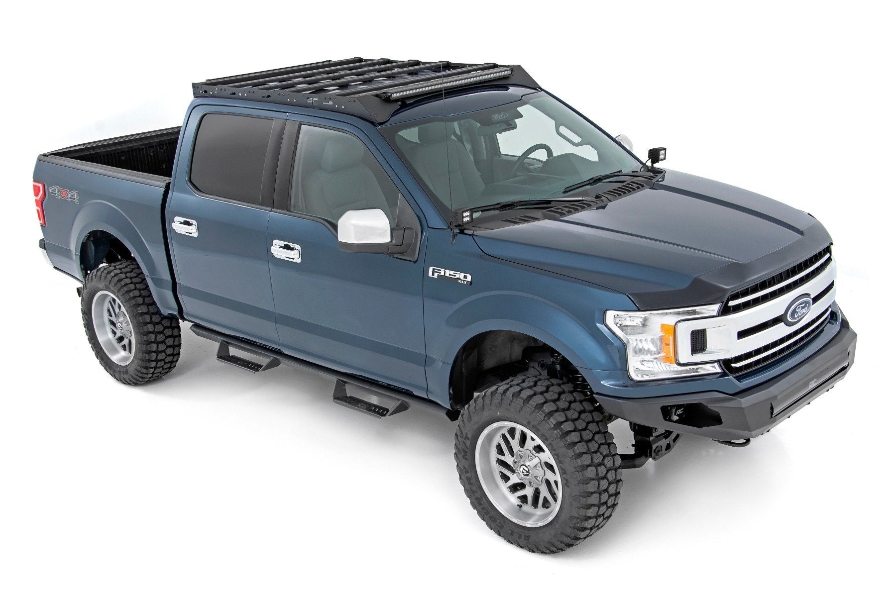 LED Light Kit | Ditch Mount | 2" Black Pair | Flood | Ford F-150 (15-25)/F-150 Lightning (22-25) 
