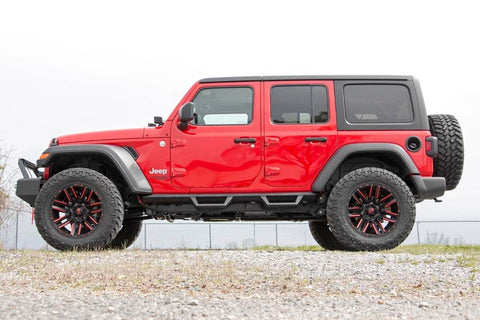 Contoured Drop Steps | 4 Door | Jeep Wrangler JL (21-25)/Wrangler Unlimited (18-26) 
