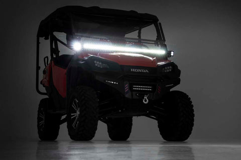 LED Light Kit | Cage Mount | 50" Black Single Row | White DRL | Honda Pioneer (16-22)
