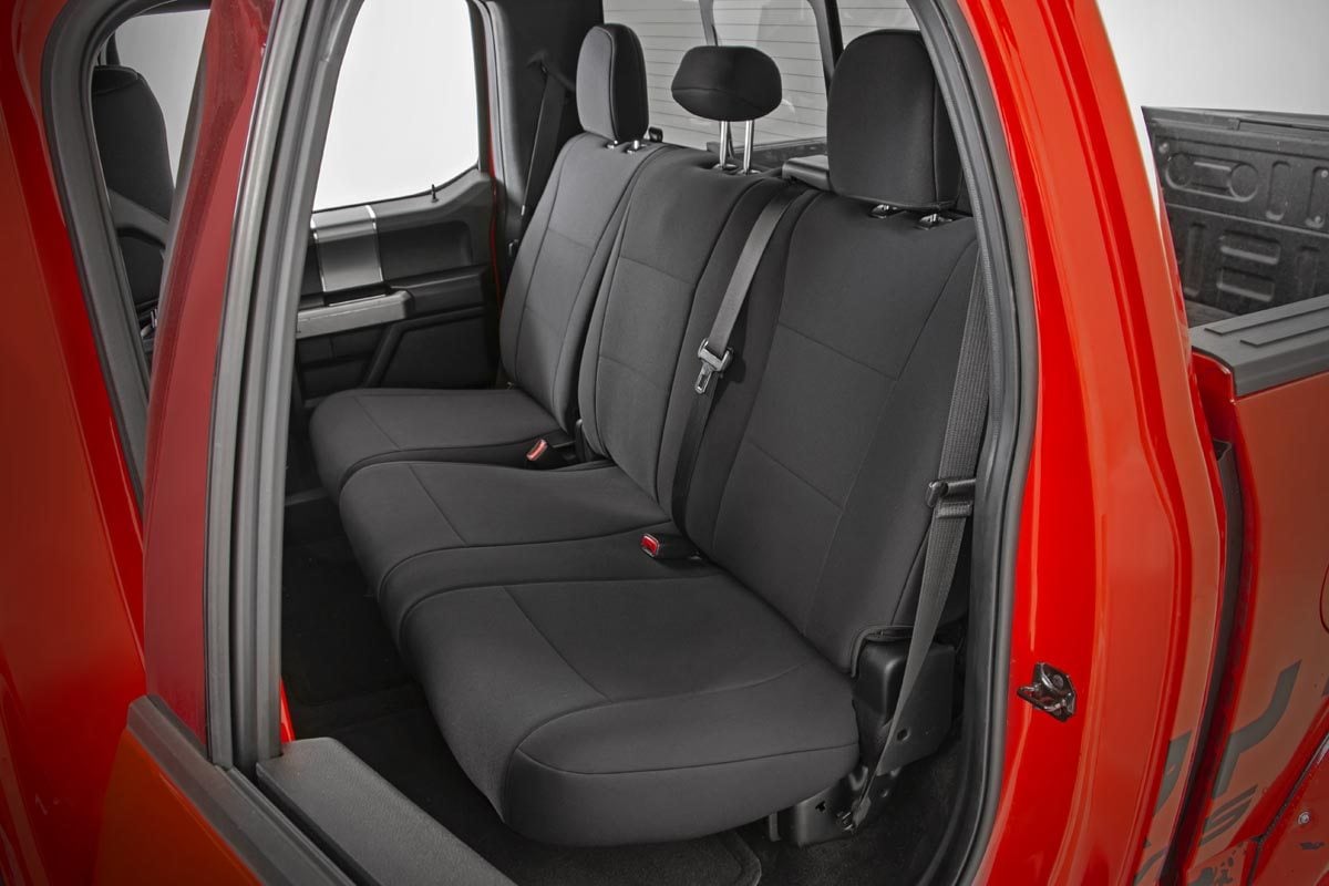 Seat Covers | FR Bucket and RR Bench | Ford F-150/Lightning/F-250/F-350 (15-25)