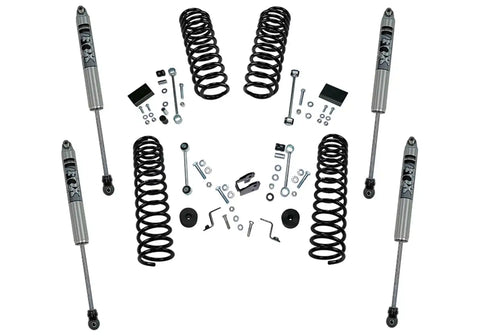 Superlift K185F 2.5 Dual Rate Coil Lift Kit w/ Fox Shocks - 18-23 Wrangler JL 2Dr
