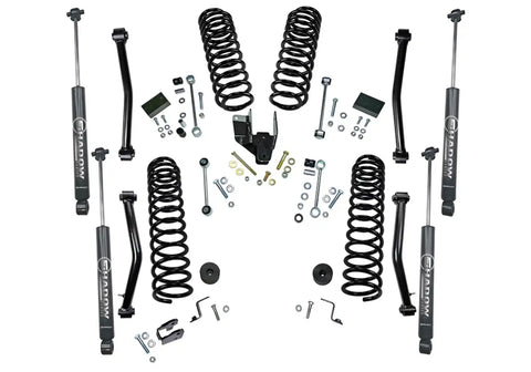 Superlift K192 4 DUAL RATE COIL Lift Kit - 18-23 JP JL WRGLR DR W/ SHADOW SERIES SHX