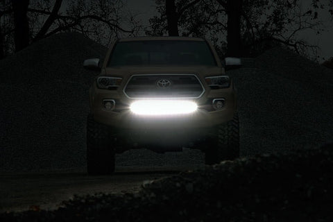 LED Light Kit | Lower Grille Mount | 30" Chrome Single Row | Toyota Tacoma (16-23)