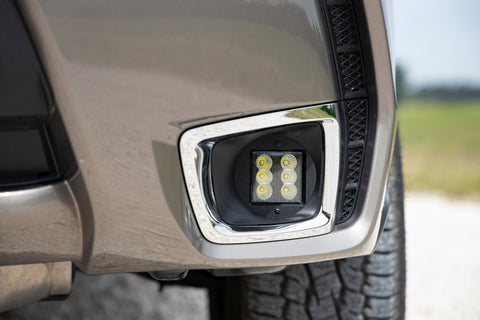 LED Light Kit | Fog Mount | 2" Black Pair | Flood | Subaru Forester (14-18)